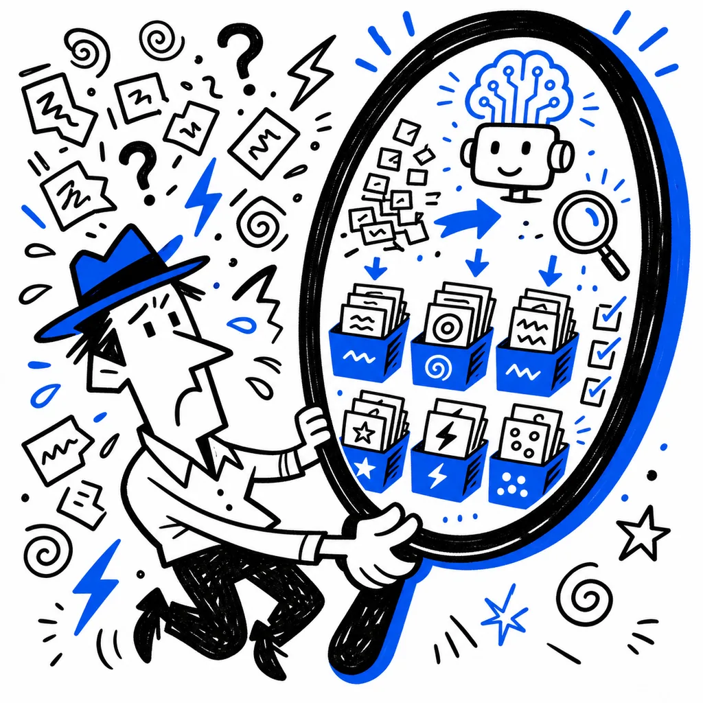 Illustration for: What AI search intent analysis does