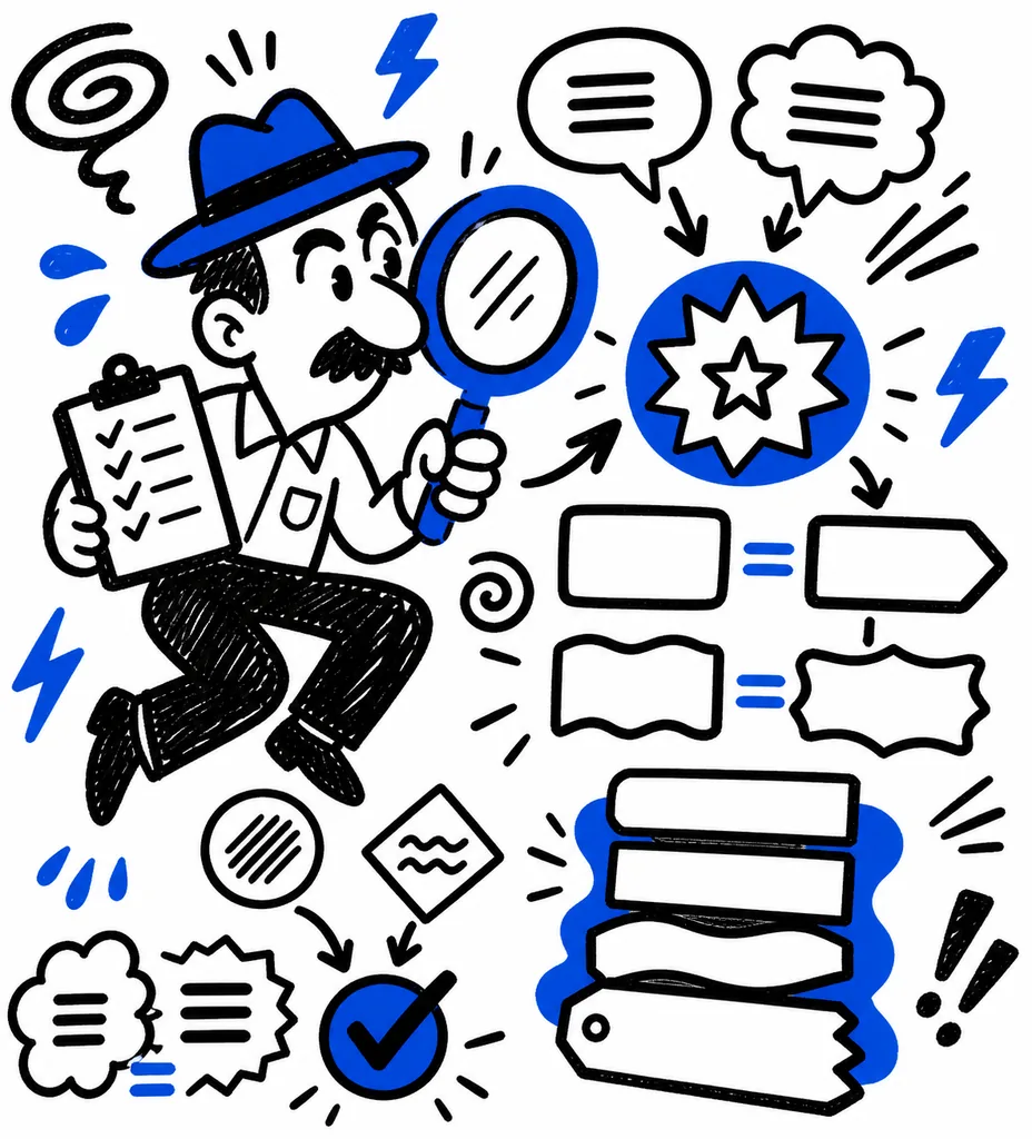Illustration for: 1. Lexical variation (different words, same meaning)