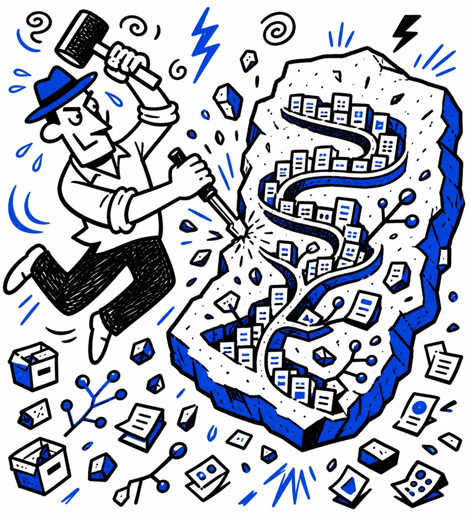 Illustration for: Building a long-tail content library