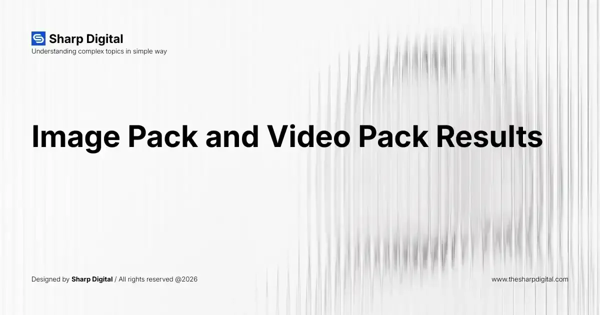 Image Pack and Video Pack Results