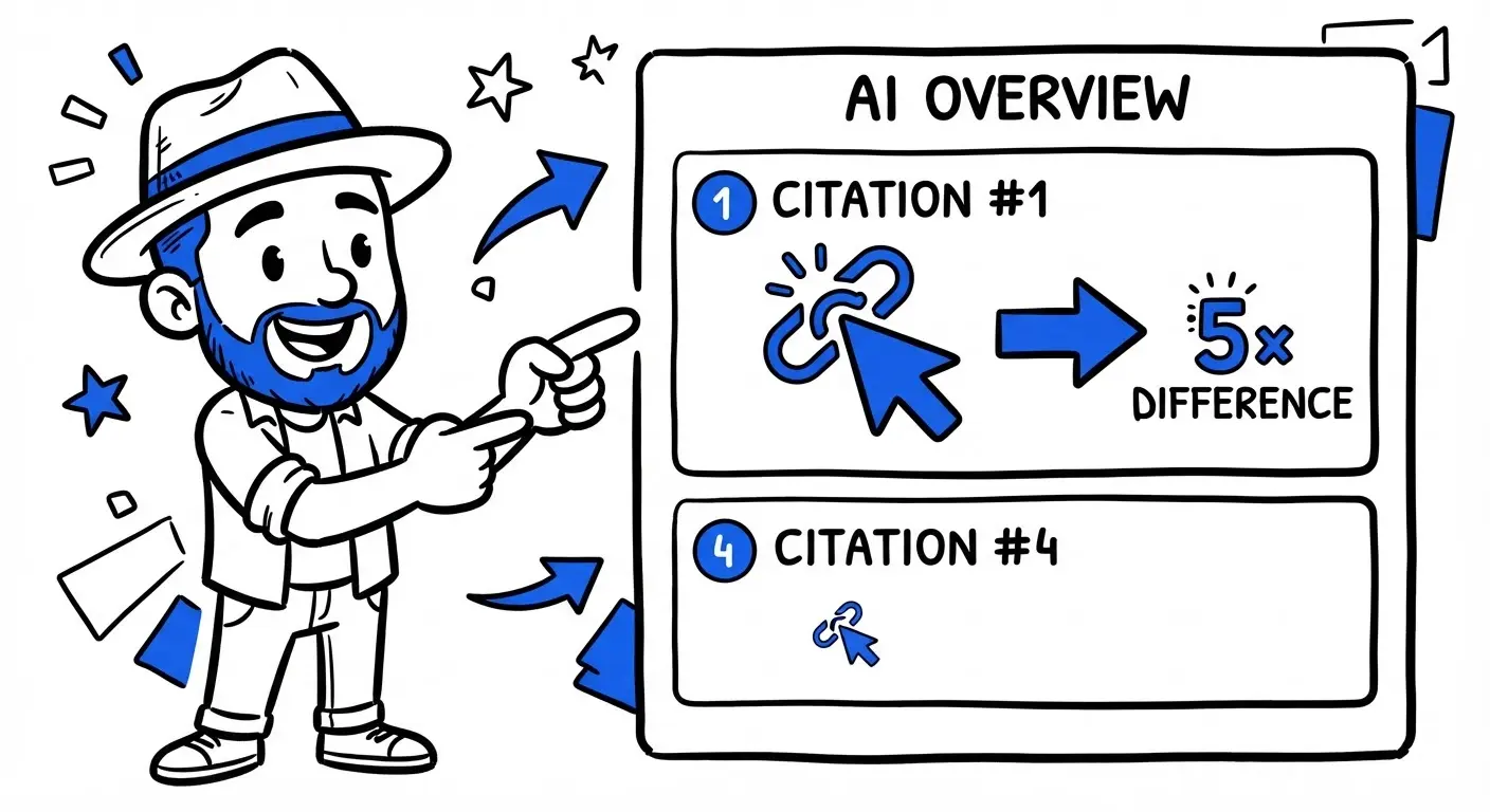 AI Overview citation visibility check process
