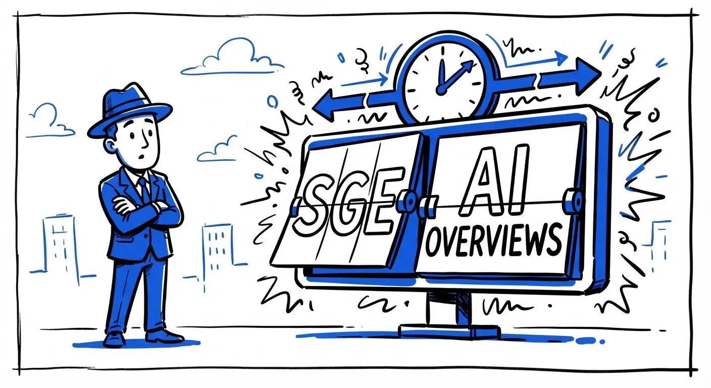 Evolution from SGE to AI Overviews in 18 months