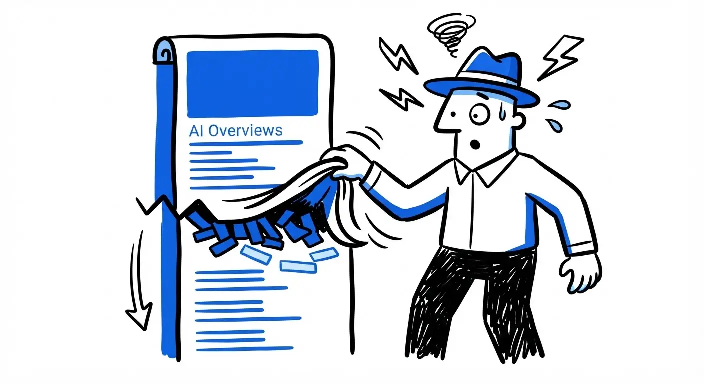 Blue links visibility on the modern SERP
