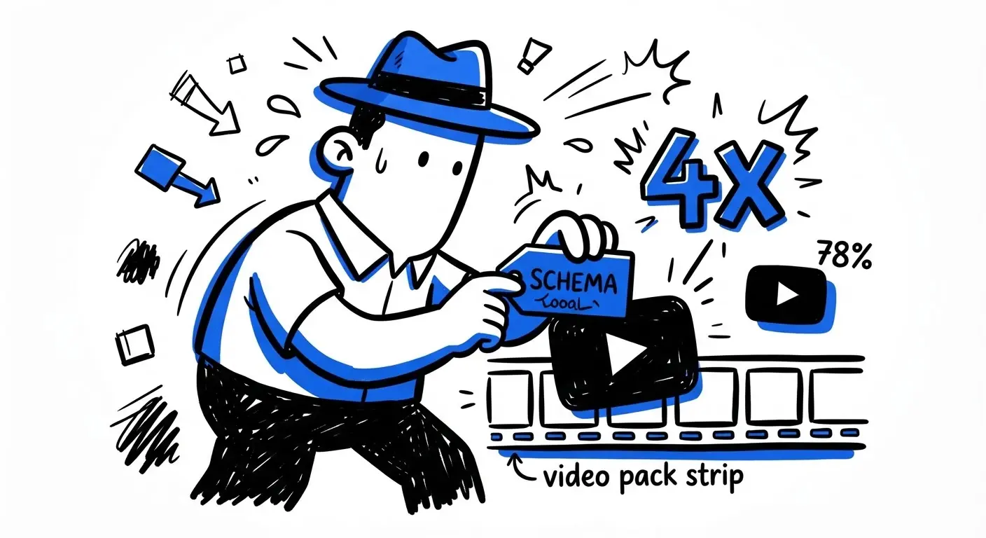 Video pack ranking inputs