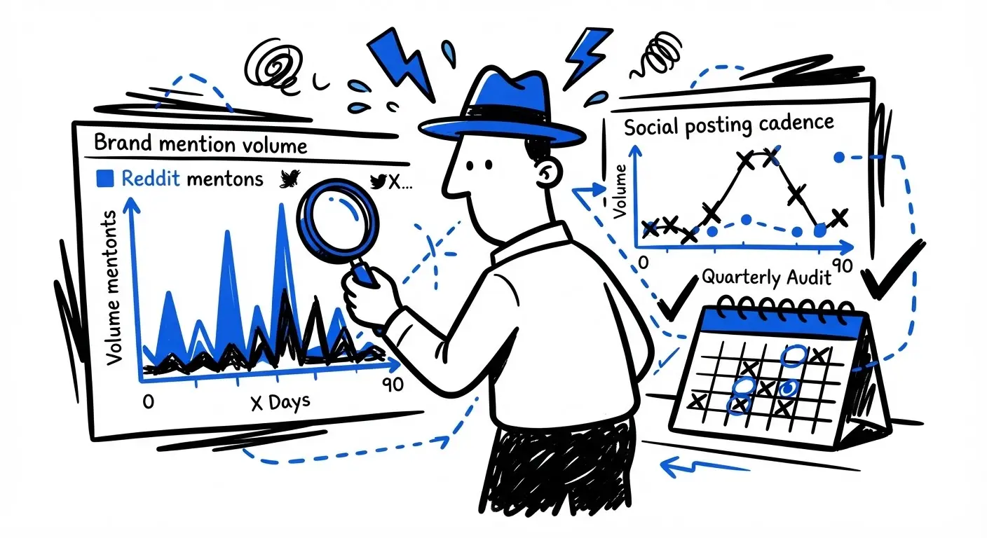 Social signal audit process