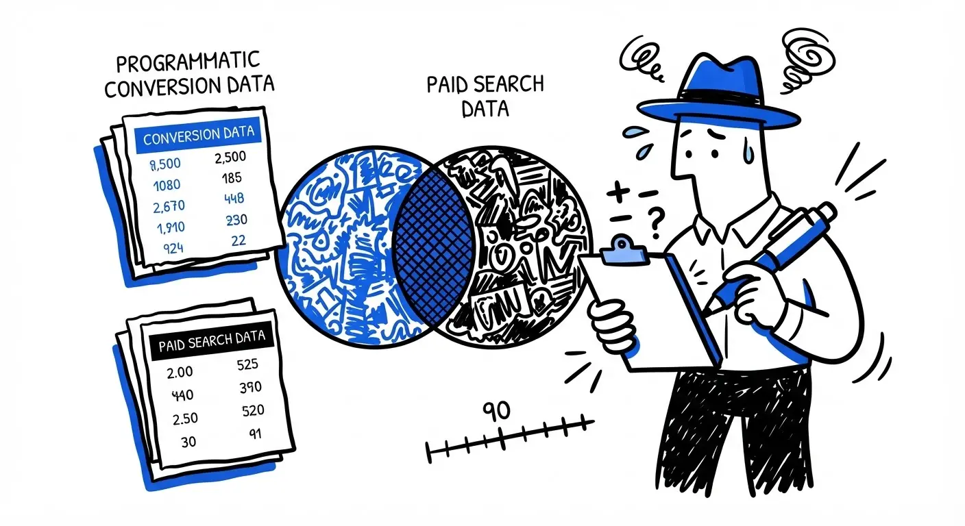 Programmatic and paid search overlap scan