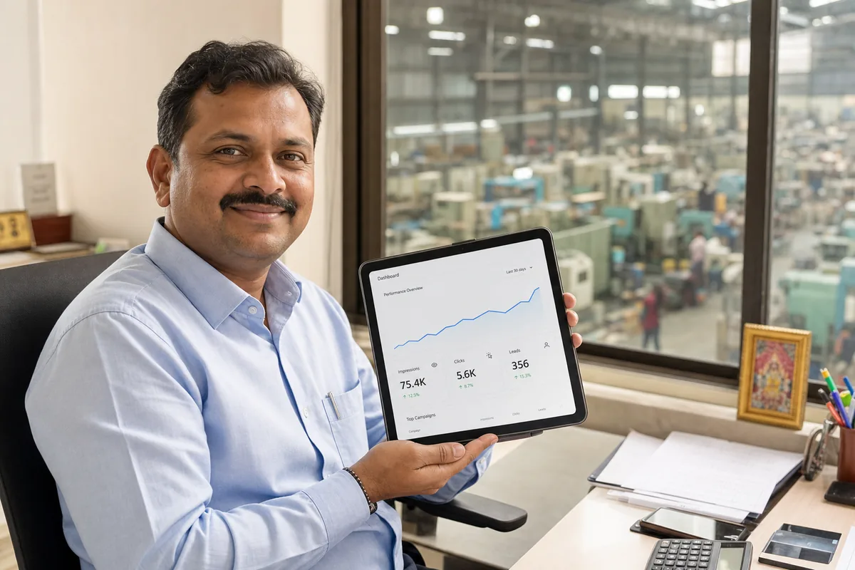 Manufacturing Company, Jharkhand - Google Ads + Digital Marketing case study