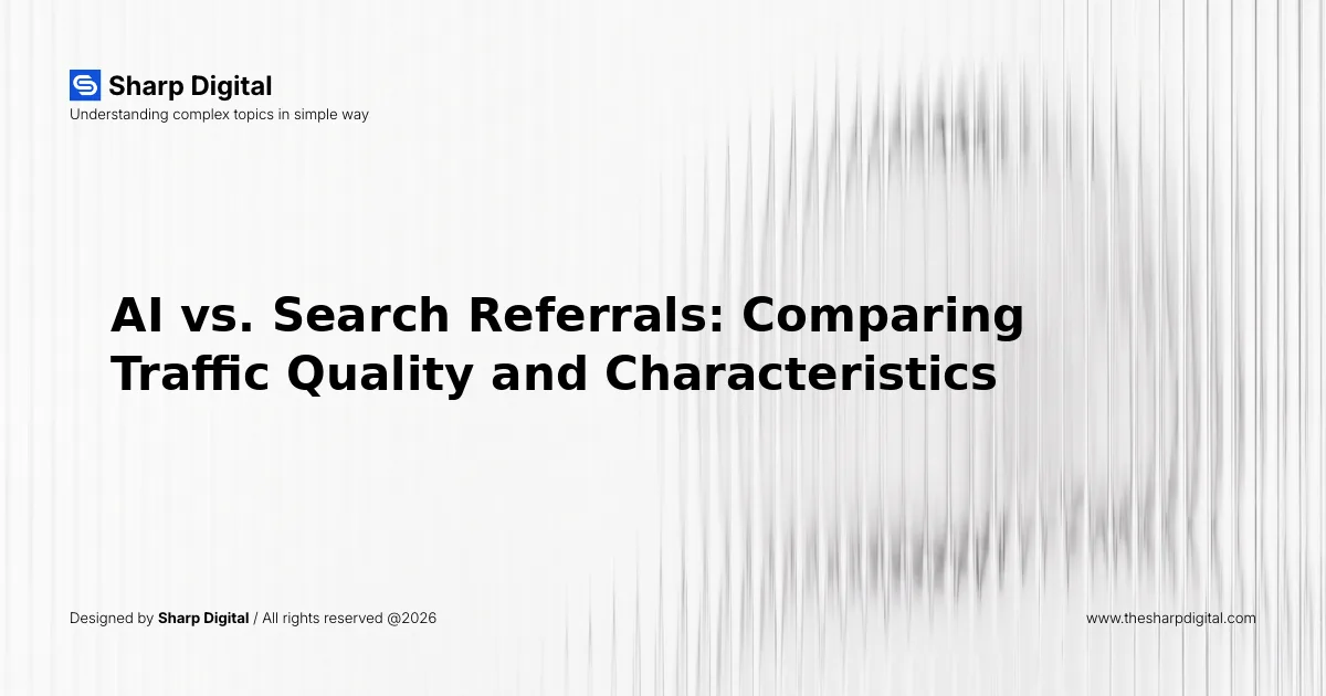 AI vs. Search Referrals: Comparing Traffic Quality and Characteristics