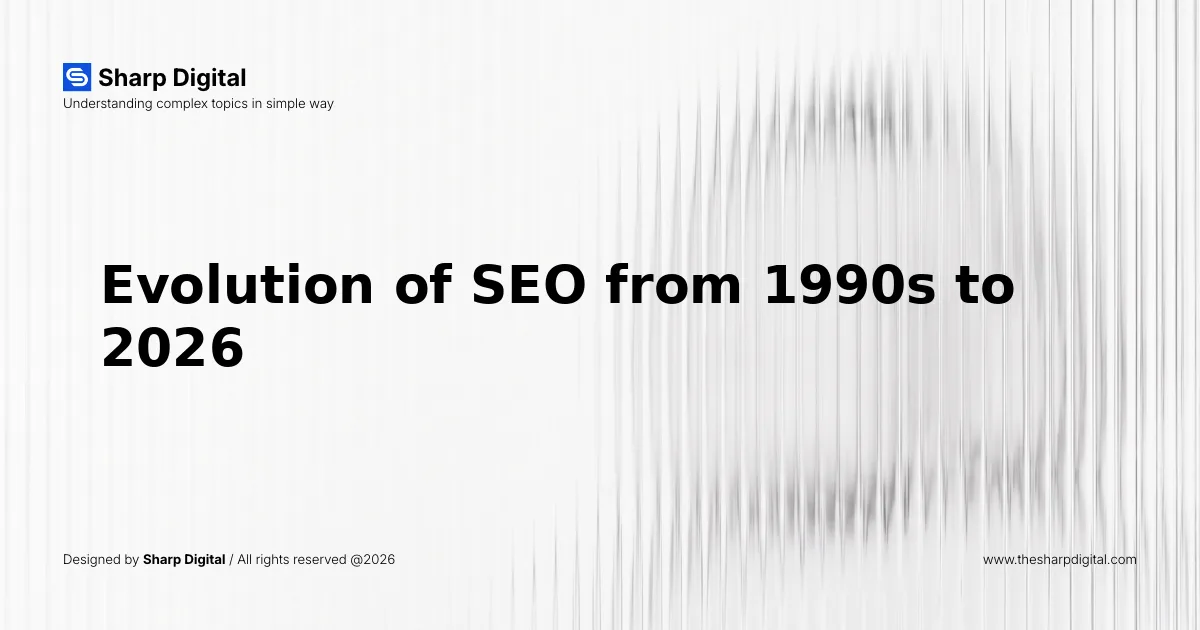 Evolution of SEO from 1990s to 2026