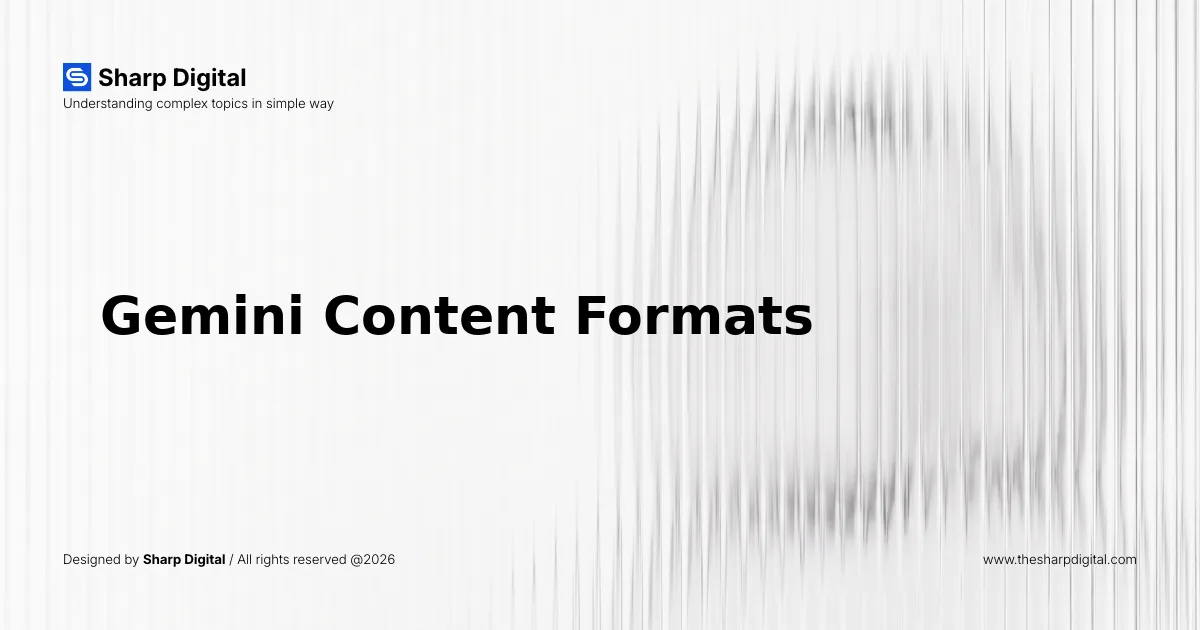 Gemini Content Formats