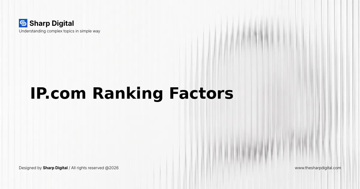 IP.com Ranking Factors