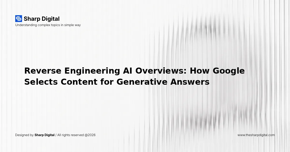 Reverse Engineering AI Overviews: How Google Selects Content for Generative Answers