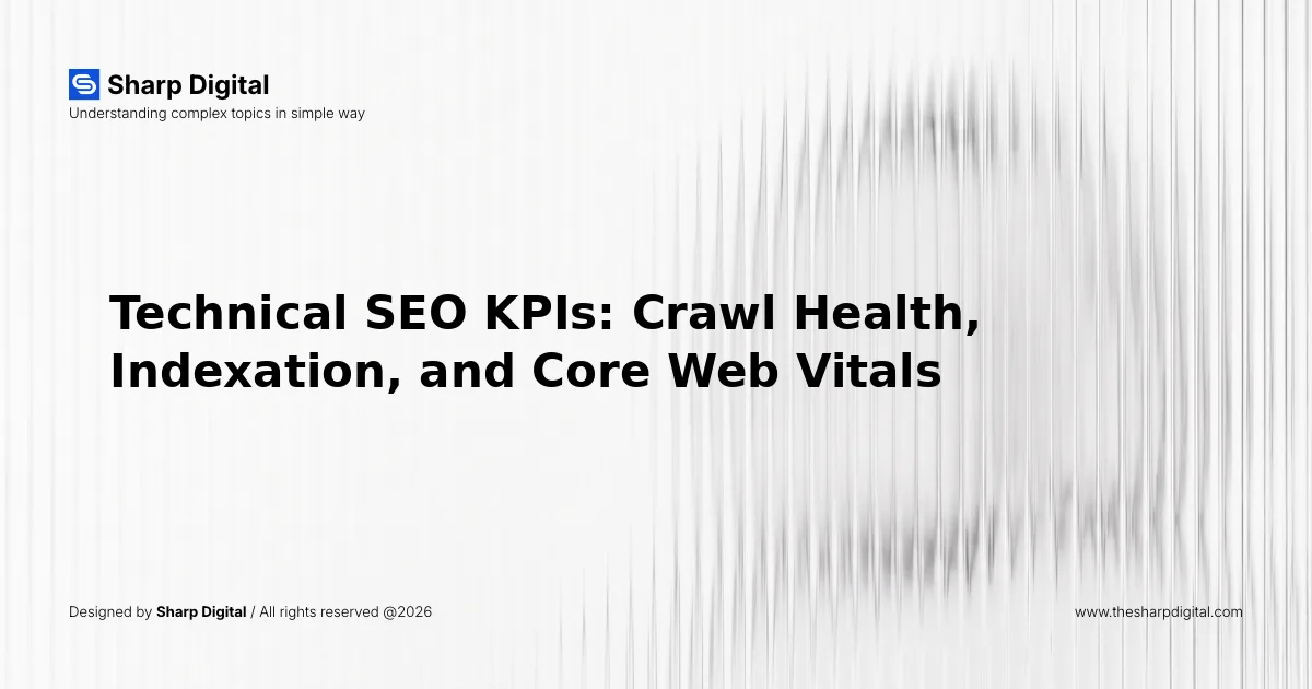 Technical SEO KPIs: Crawl Health, Indexation, and Core Web Vitals